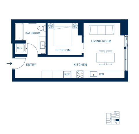 Shoresmith Apartments Urban B Floor Plan